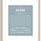 Daxon | Name Art Print