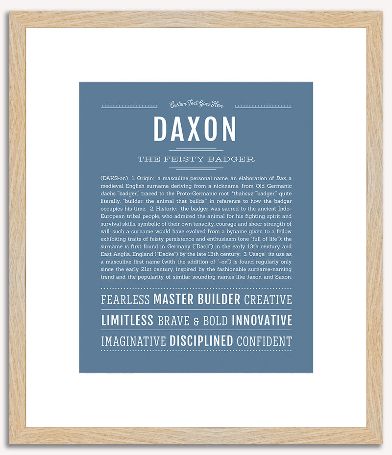 Daxon | Name Art Print