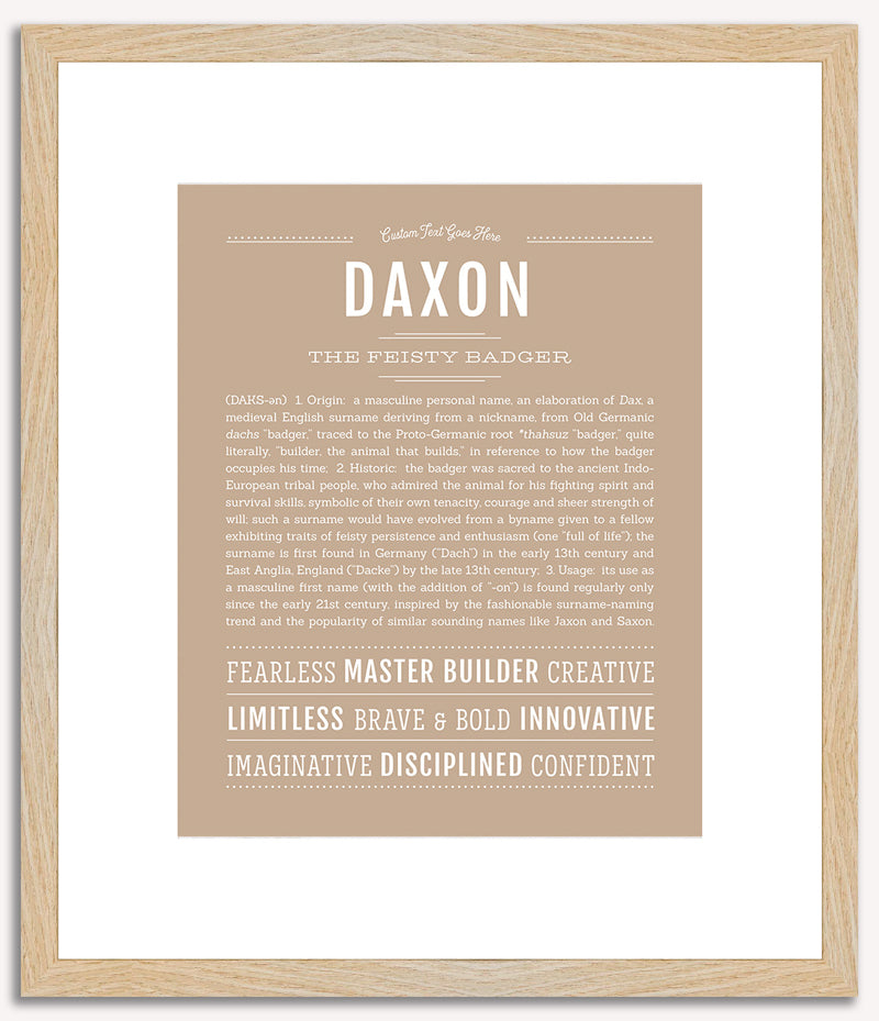 Daxon | Name Art Print