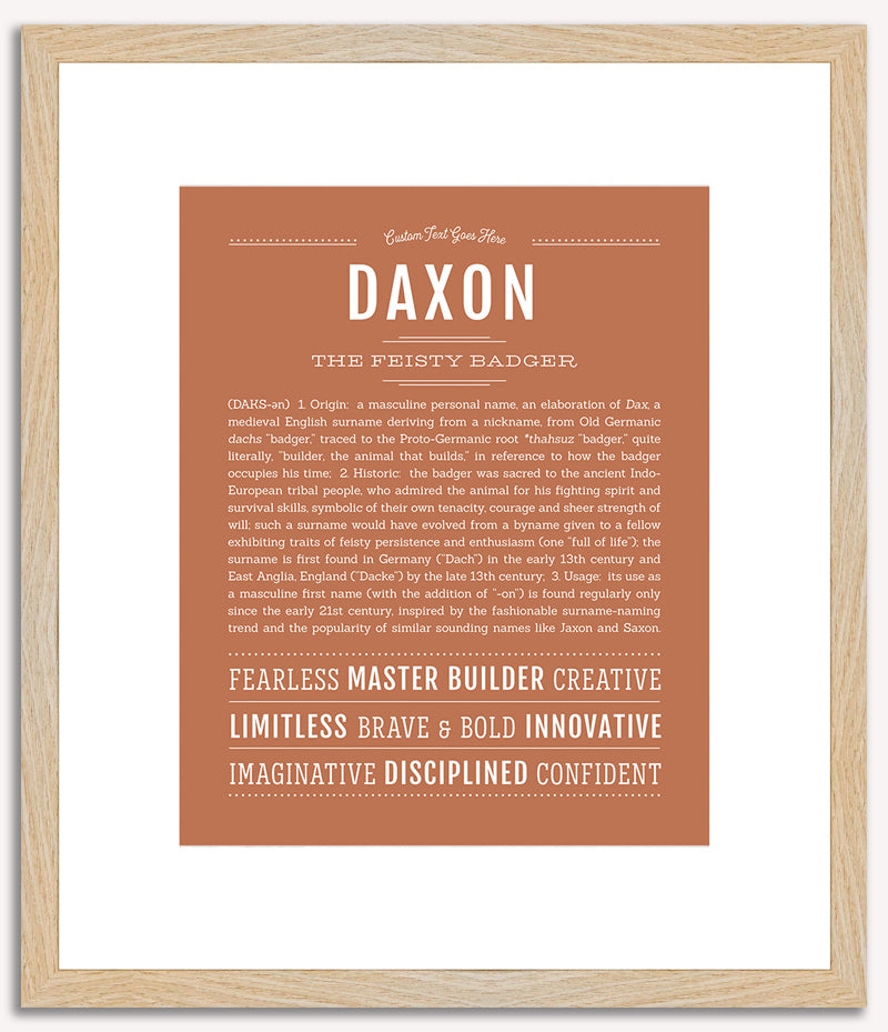 Daxon | Name Art Print