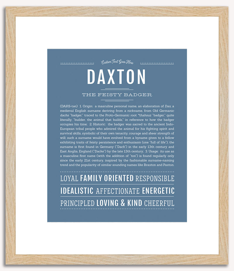 Daxton | Name Art Print