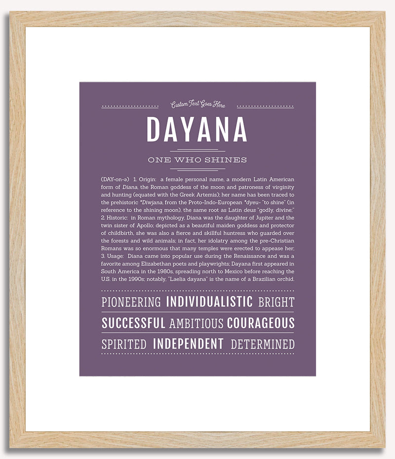 Dayana | Name Art Print