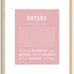 Dayana | Name Art Print