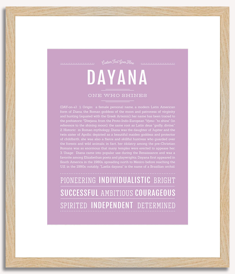 Dayana | Name Art Print