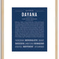 Dayana | Name Art Print