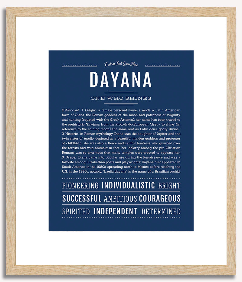 Dayana | Name Art Print