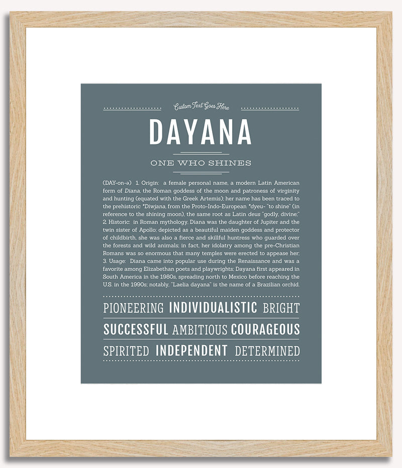 Dayana | Name Art Print