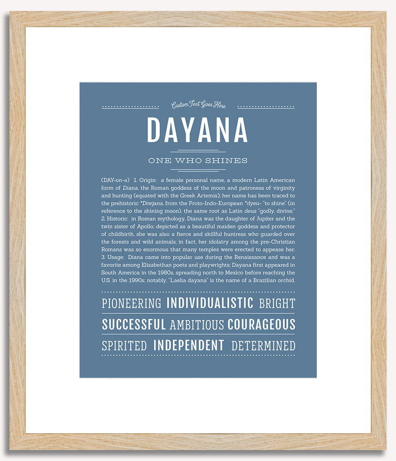 Dayana | Name Art Print