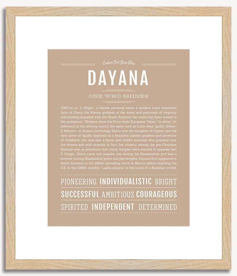 Dayana | Name Art Print