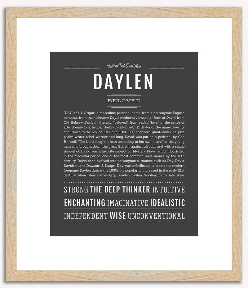 Daylen | Name Art Print