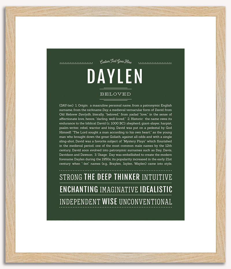 Daylen | Name Art Print