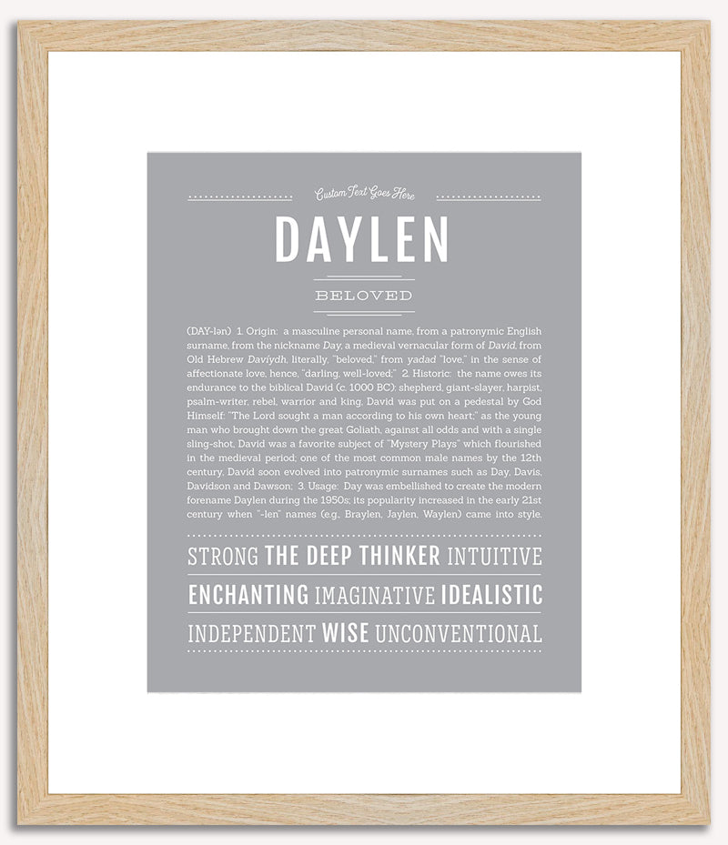 Daylen | Name Art Print