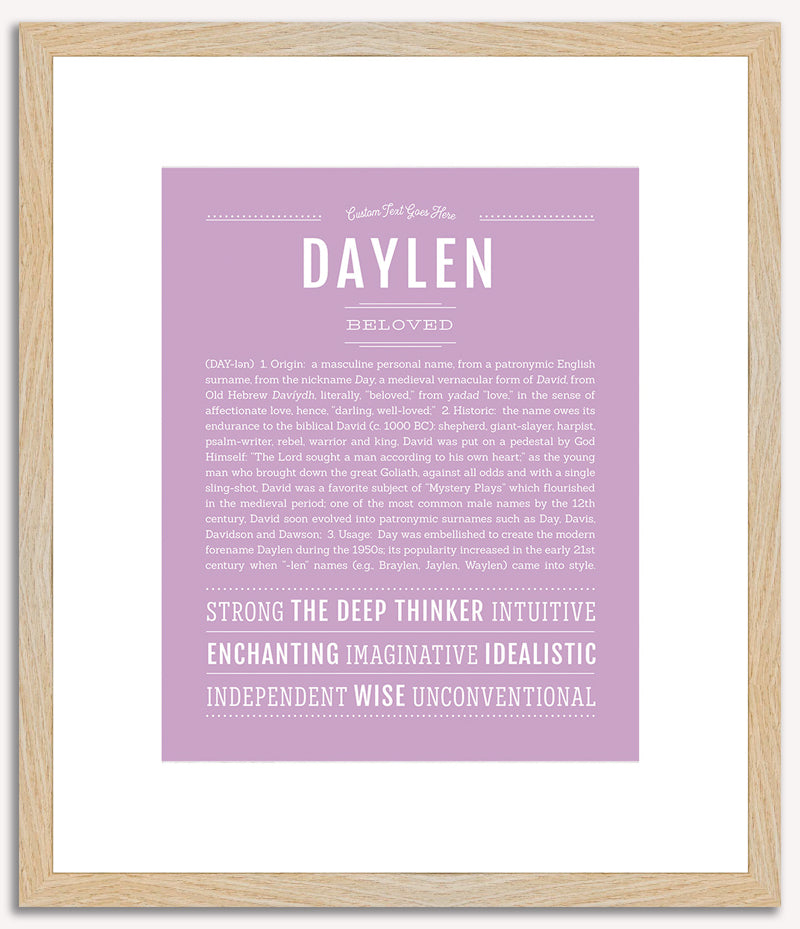 Daylen | Name Art Print