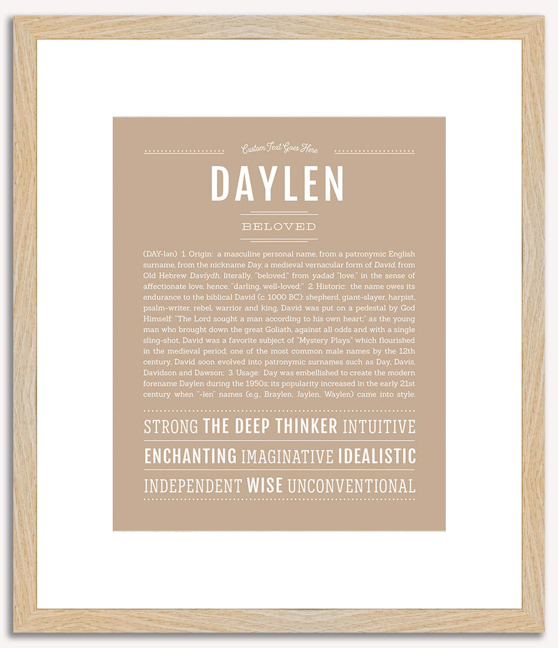 Daylen | Name Art Print