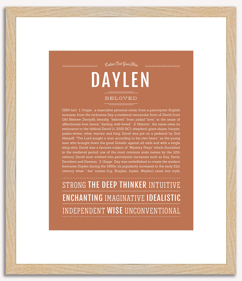 Daylen | Name Art Print