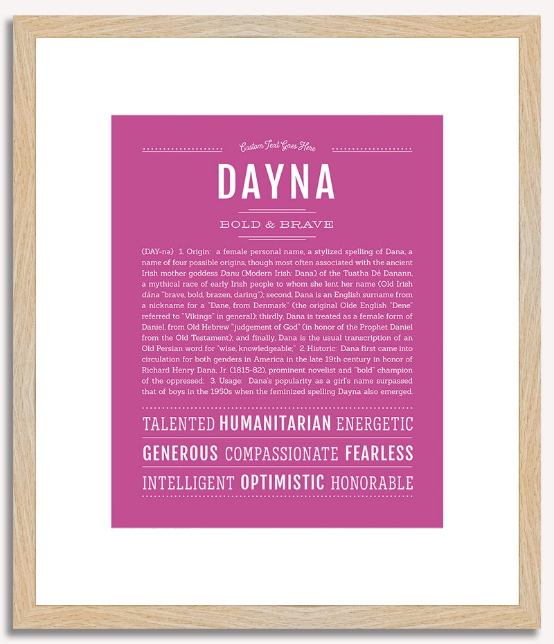 Dayna | Name Art Print