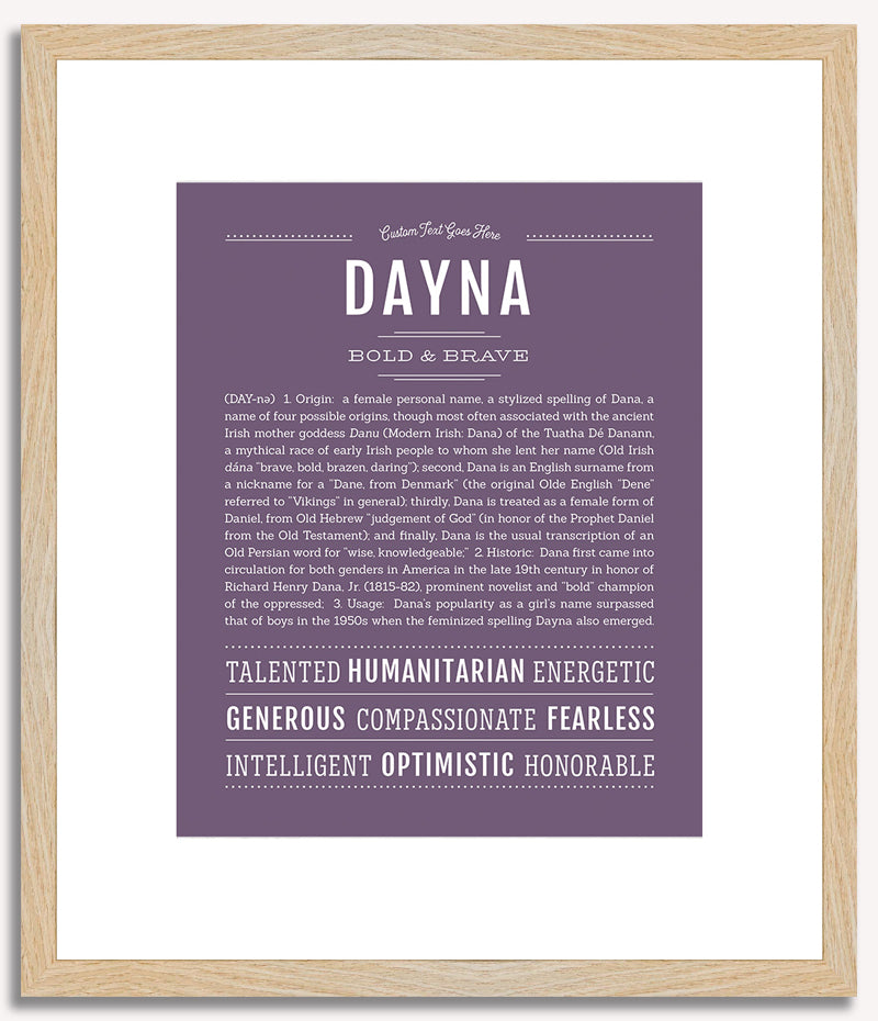 Dayna | Name Art Print