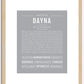 Dayna | Name Art Print