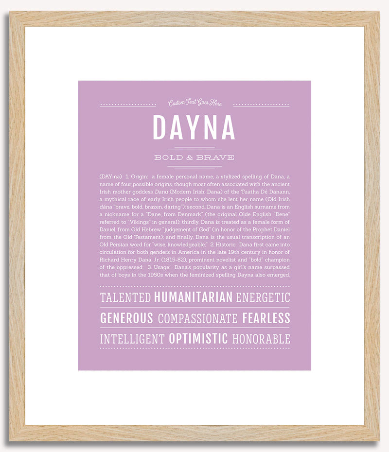 Dayna | Name Art Print