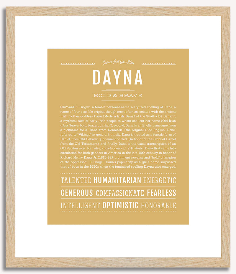 Dayna | Name Art Print