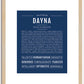 Dayna | Name Art Print