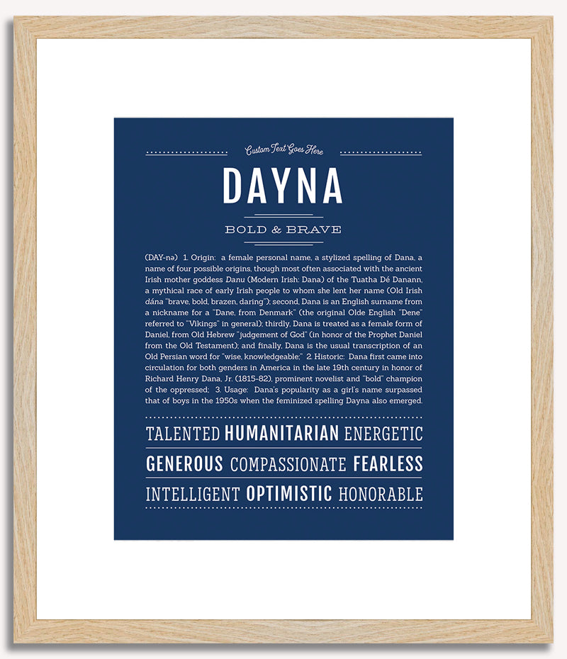 Dayna | Name Art Print