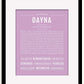 Frame Options | Lilac | Black Frame, Matted