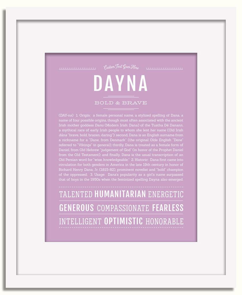 Frame Options | Lilac | White Frame, Matted