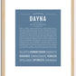 Dayna | Name Art Print