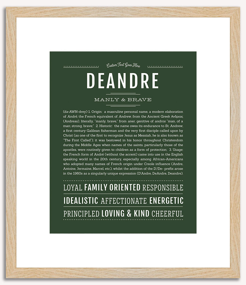 Deandre | Name Art Print