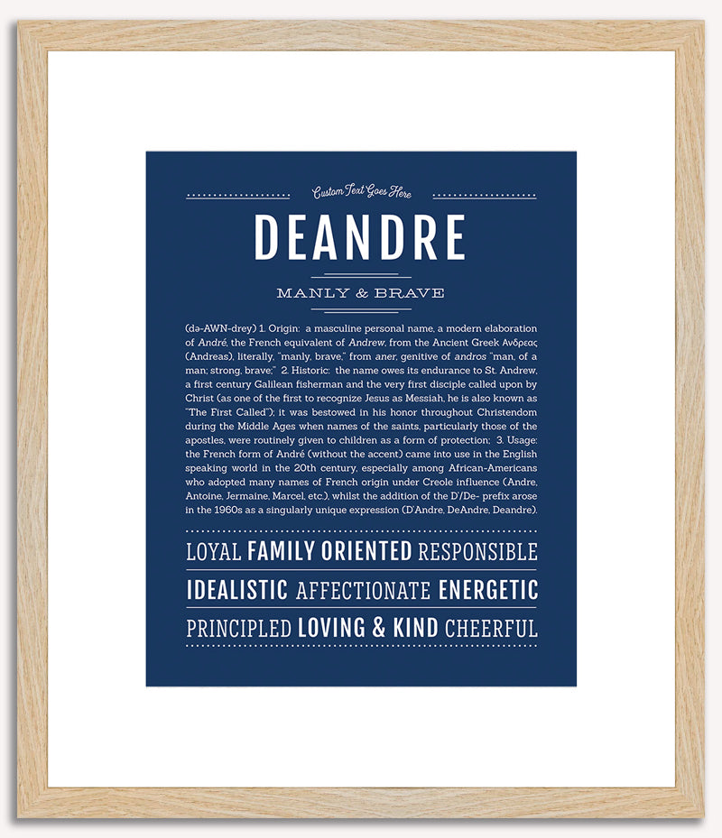 Deandre | Name Art Print