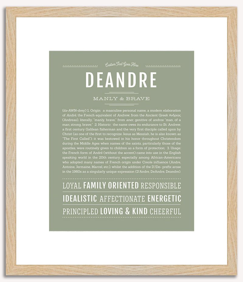 Deandre | Name Art Print