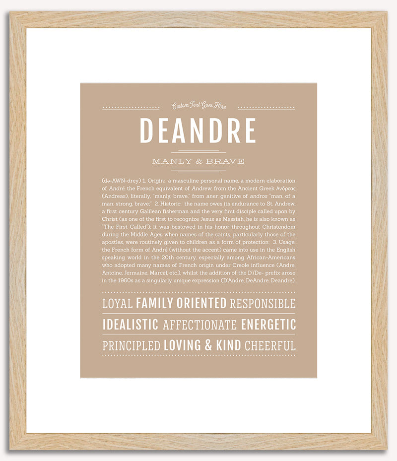 Deandre | Name Art Print