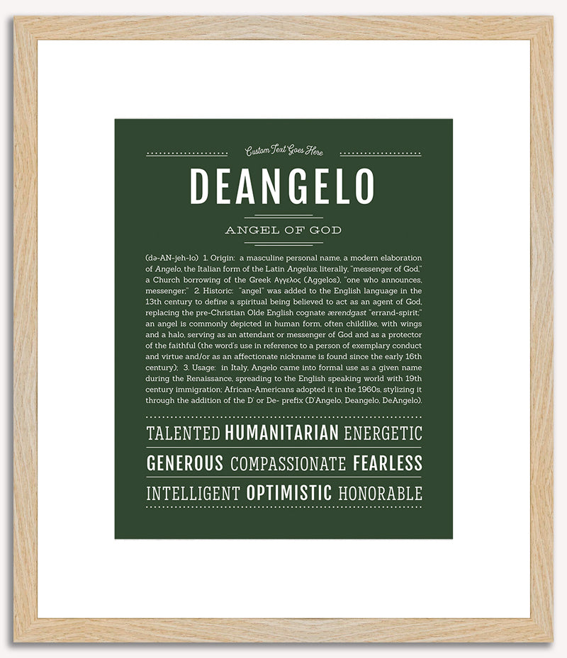 Deangelo | Name Art Print