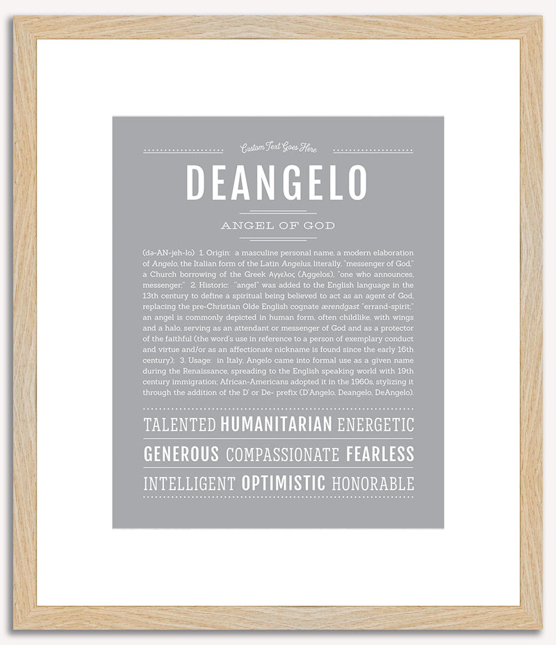 Deangelo | Name Art Print