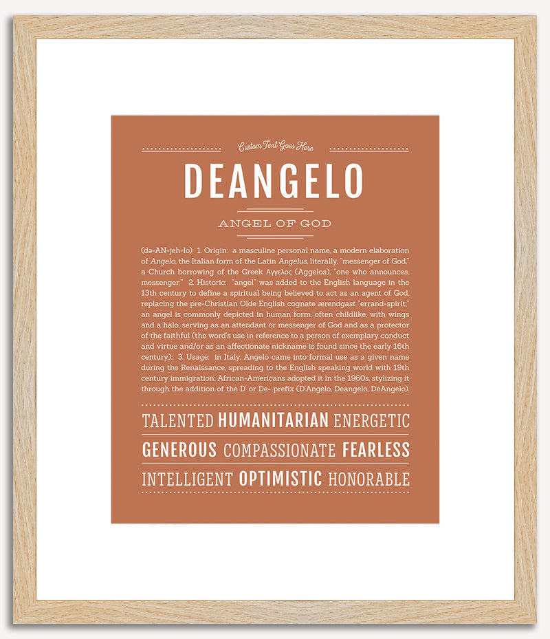 Deangelo | Name Art Print