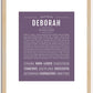 Deborah | Name Art Print