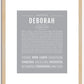 Deborah | Name Art Print