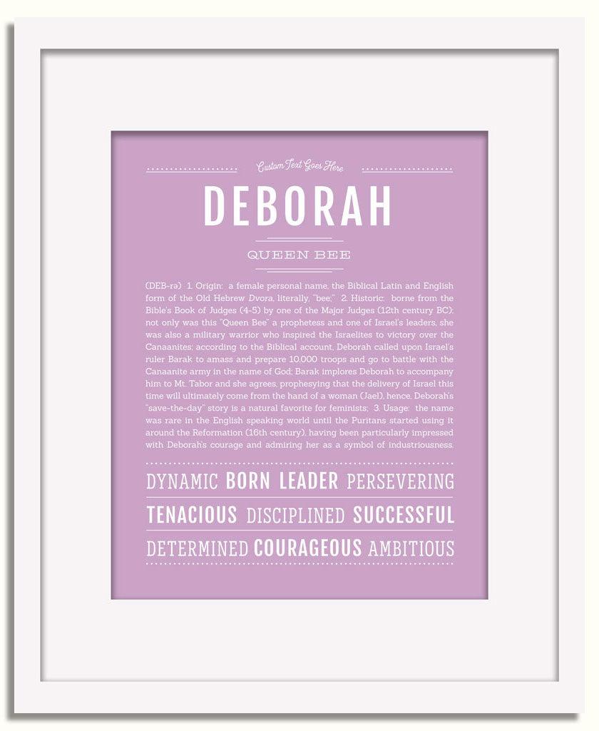 Frame Options | Lilac | White Frame, Matted