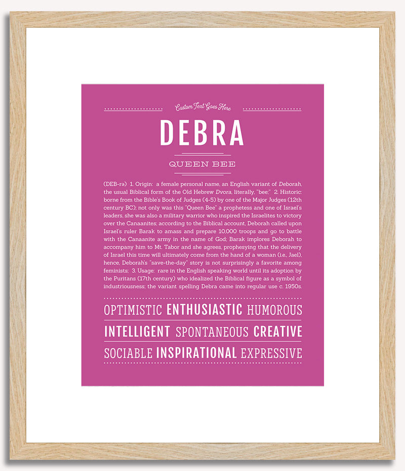 Debra | Name Art Print