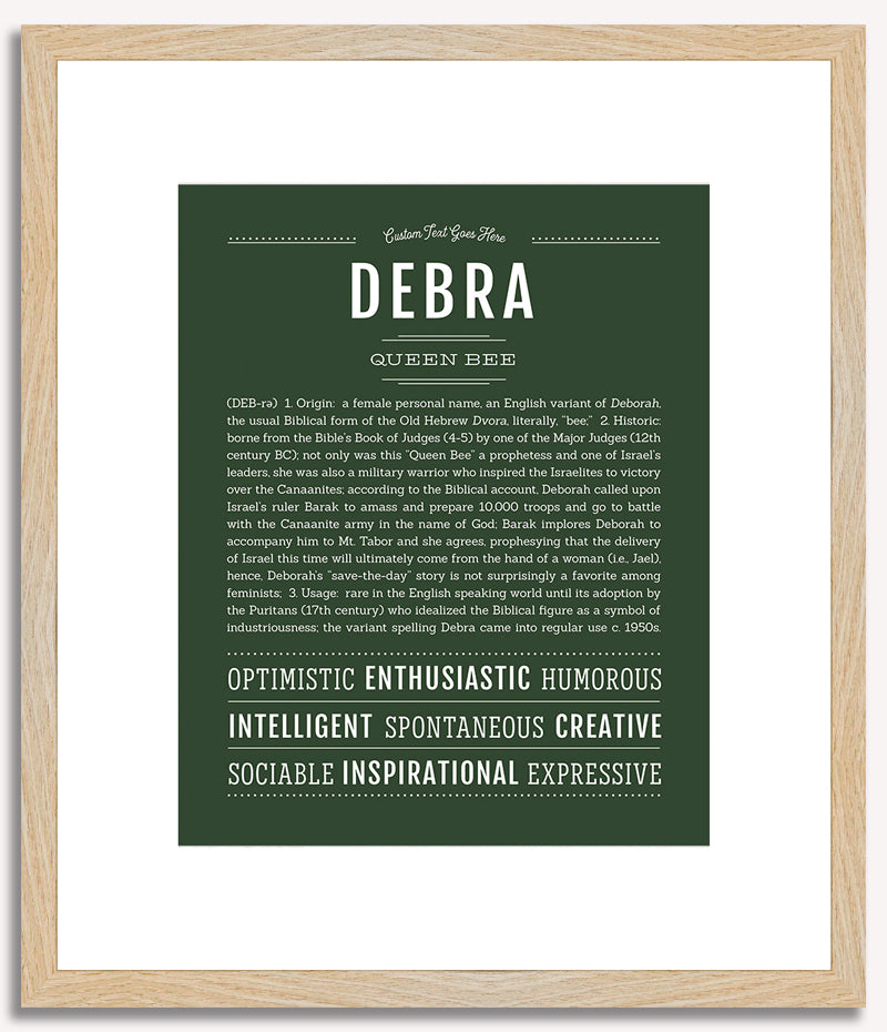 Debra | Name Art Print