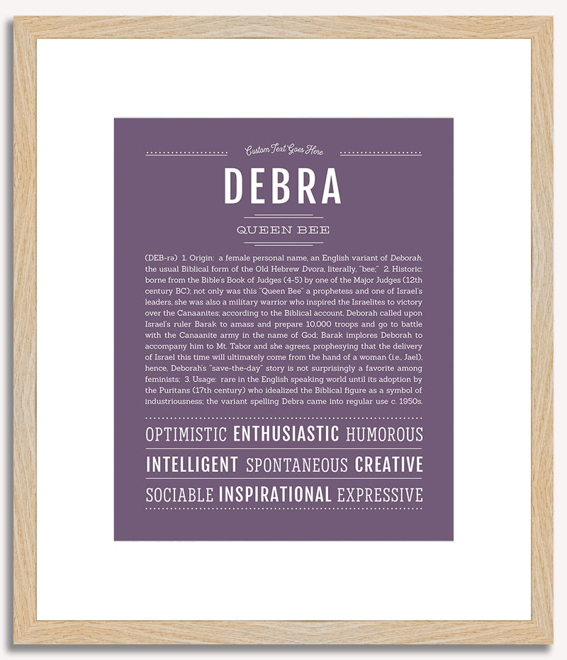 Debra | Name Art Print