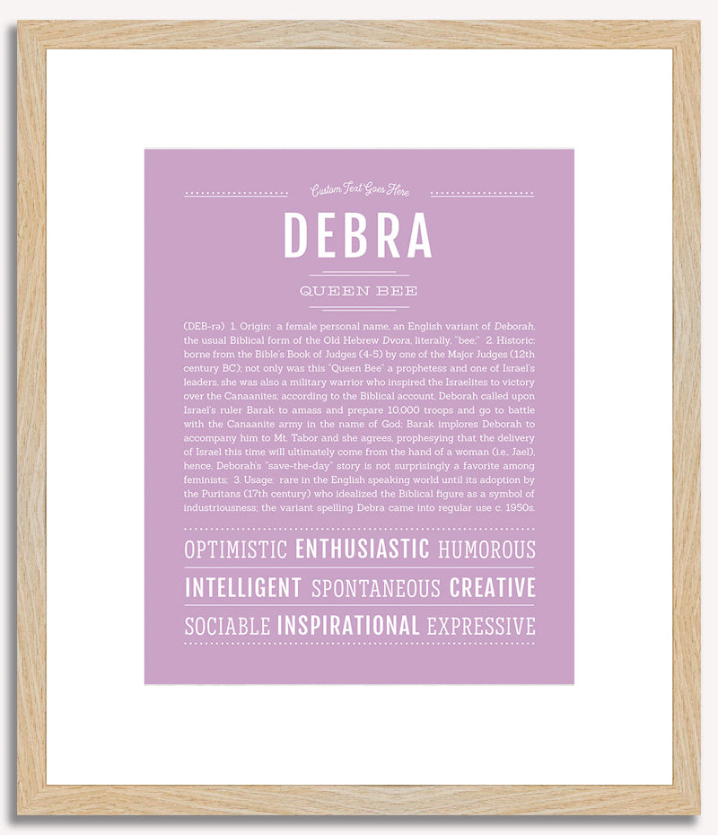 Debra | Name Art Print