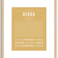 Debra | Name Art Print