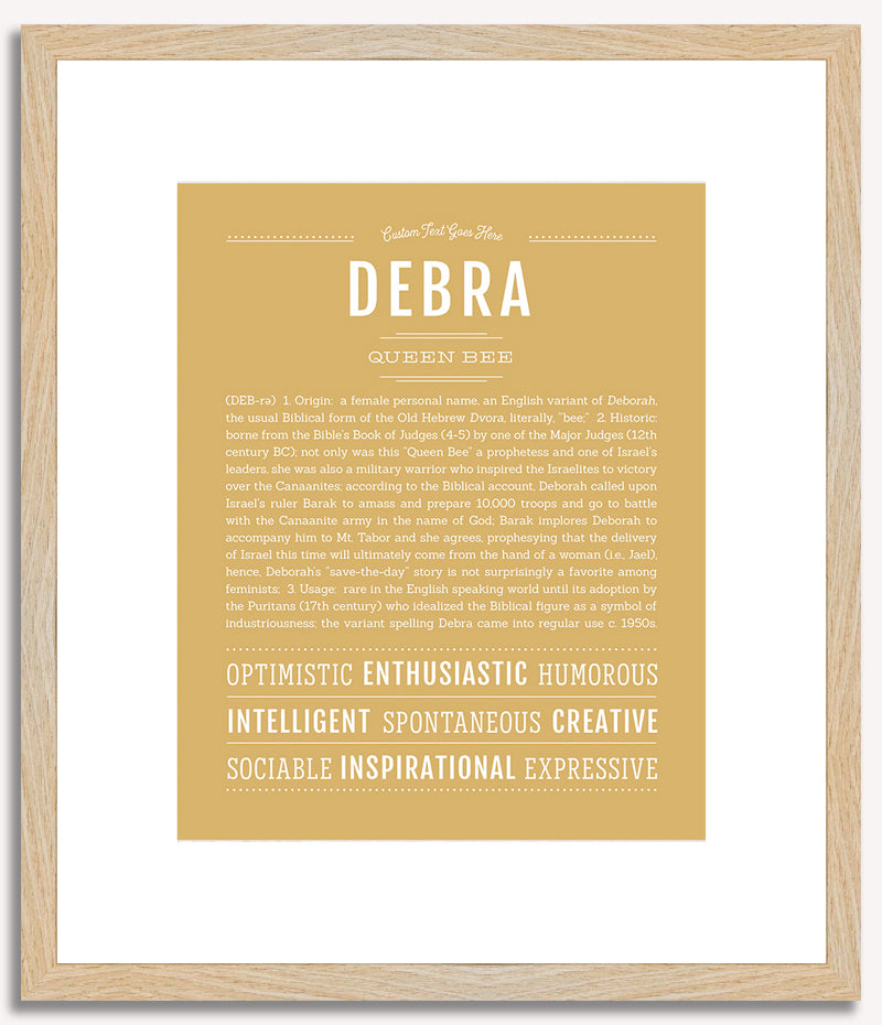 Debra | Name Art Print