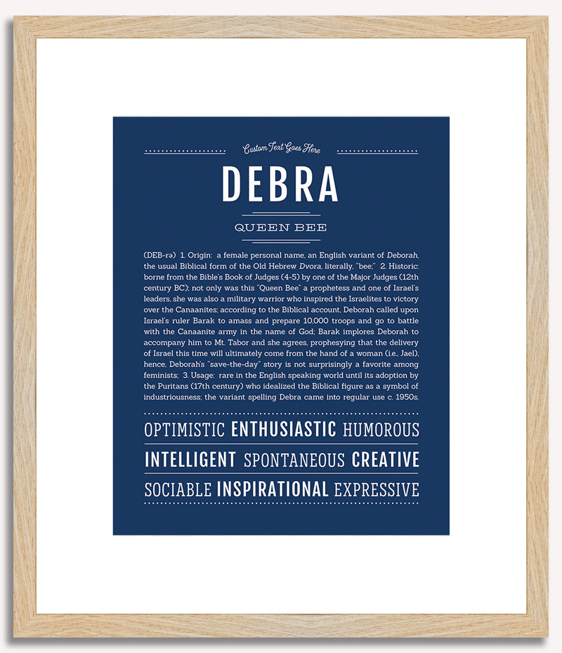 Debra | Name Art Print