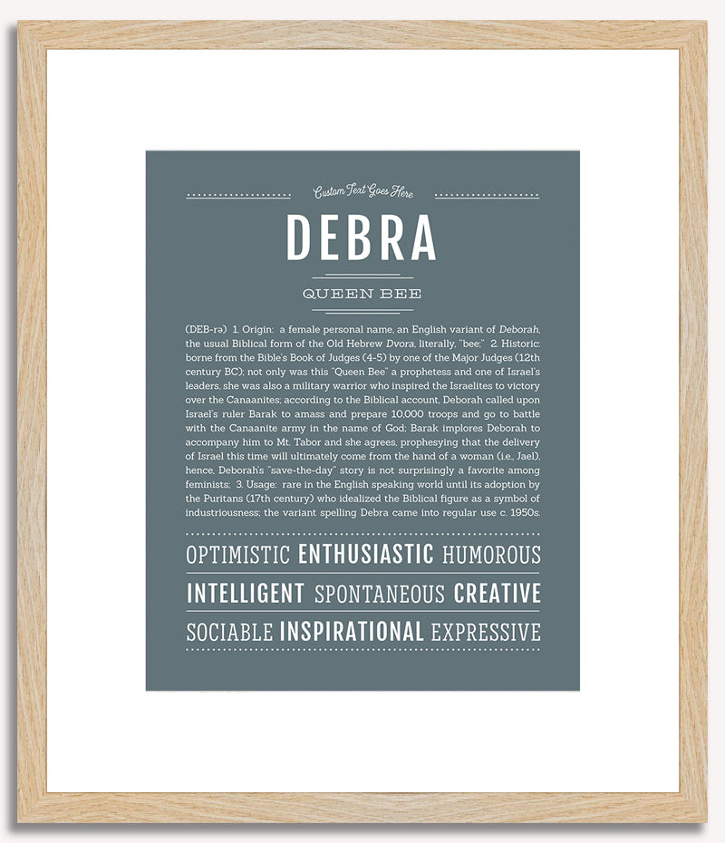 Debra | Name Art Print