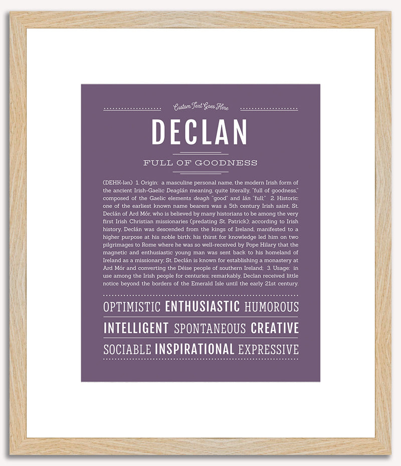 Declan | Name Art Print