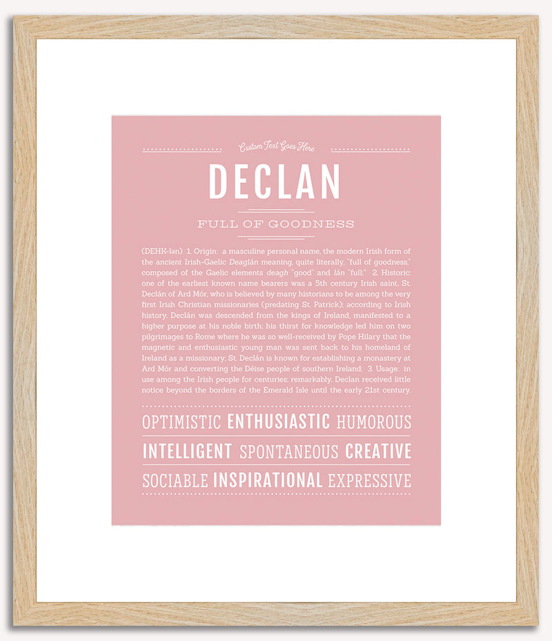 Declan | Name Art Print