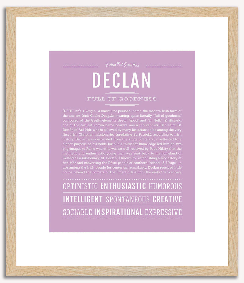 Declan | Name Art Print